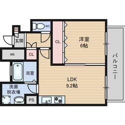 レジェンドール大阪天満Ｇレジデンスの物件間取画像